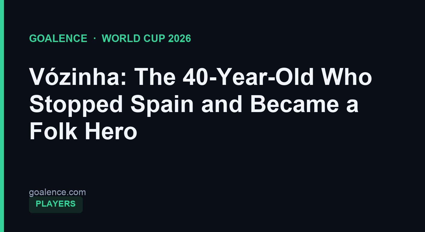 Vózinha: The 40-Year-Old Who Stopped Spain and Became a Folk Hero